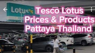 Tesco Lotus Prices Pattaya Thailand