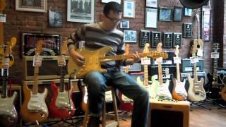 Eric Daw demos a Pin-Up Custom Guitar through a 1951 Fender Tweed Deluxe