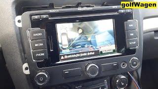 Skoda Octavia 2 RNS315 Amundsen Rear View Camera install coding