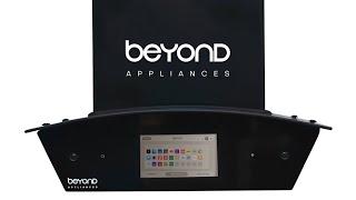 Android-schoorstenen van Beyond Appliances - Asteria gebogen schoorsteen