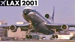 3 HOURS of Plane Spotting LAX Los Angeles 2001