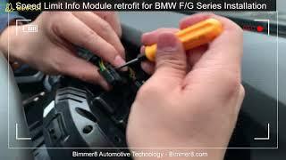 Speed ​​Limit Info SLI Module for BMW F/G Series Retrofit Installation