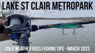 Lake St Clair Metropark Early Spring Bass Fishing Tips and Techniques