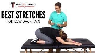 WORKS FAST! Best Stretches For Low Back Pain - From a Physical Therapist