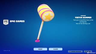 FREE PICKAXE!  HOW TO GET THE YEETUS HAMMER IN FORTNITE FOR FREE!