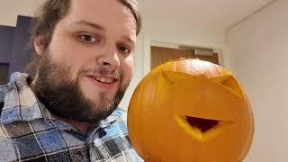 Carving my first pumpkin