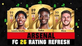 FIFA 26 | ARSENAL PLAYER RATINGS IN FC 26!  ft. Saka, Lewis-Skelly, Rice…