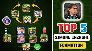 The Best LBC Manager is Here Inzaghi Manager Double Booster Best formation in eFootball 25 Mobile