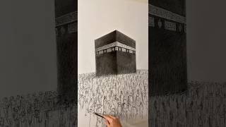 Labbaik” #art #moderart #contemporaryart #islamicart #mecca #kaaba