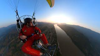 Sunset Tandem Paramotor Flight | Luang Prabang, Laos 12/23/2024