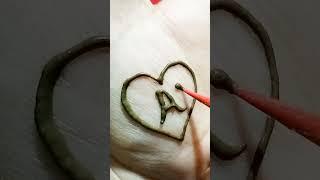 "A" letter tattoo design #ytshorts #diy #art #shortsviral #tattoo
