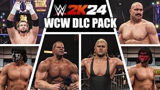 WWE 2K24 - WCW DLC Pack All Entrances, Finishers & Victories | 1440p 60FPS