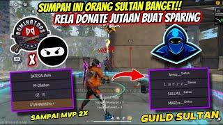 SUMPAH INI ORANG SULTAN BANGET‼️ RELA DONATE JUTAAN BUAT SPARING MELAWAN DOMI X NINJAYU