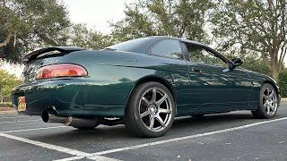 1996 Toyota Soarer 1JZ Blitz Nur Spec R catback revs and acceleration