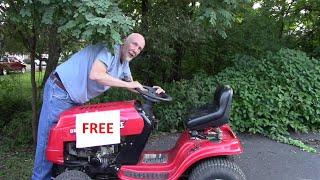 I Found a FREE Lawn Tractor!