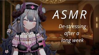 【ASMR】Destressing after a long week!【Tsunderia】