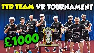 TTD Team Virtual Reality Table Tennis Tournament | ELEVEN | WINNER GETS £1000!!!