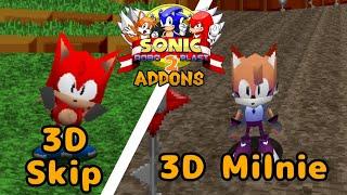 Sonic Robo Blast 2 Mods |3D Milne the Crystal Fox//3D Skip The Fennec Fox|