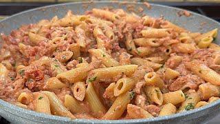 I'll prepare it in 5 minutes! I have never eaten such good tuna pasta