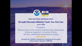 Drought Decision Making Tools You Can Use