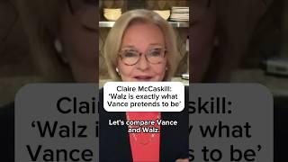 Claire McCaskill: 'Walz is exactly what Vance pretends to be'