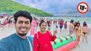 வெளிநாட்டு உல்லாச கடற்கரை  | இங்கு உல்லாசமாக இருக்க தனி தீவு   | Pattaya Beach ️