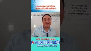 BÌNH LUẬN CHẾ ĐỘ ĂN DÀNH CHO TIỂU ĐƯỜNG