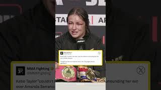 Katie Taylor Reacts Headbutts In Amanda Serrano Fight