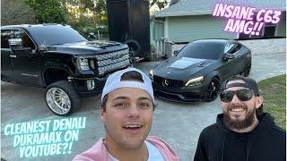 Spending the DAY With PAUL CUFFARO!! | 700hp+ C63 AMG & GMC Denali HD Full Overview + Driving