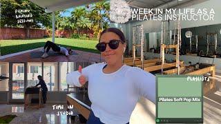 WEEK IN THE LIFE OF A PILATES INSTRUCTOR | opening up about some of my insecurities