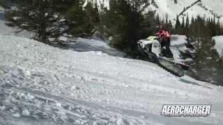 Carl Kuster launches an Aerocharger Turbo Ski-Doo Freeride