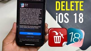 How To Remove iOS 18 From iPhone/iPad | How to Remove iOS 18 From iPhone Without Computer