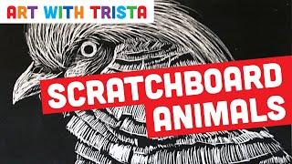 Scratchboard Animal Art Tutorial - Art With Trista