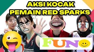 Ngakak !! aksi kocak megawati hangestri dan team red sparks | mtv sport komedi