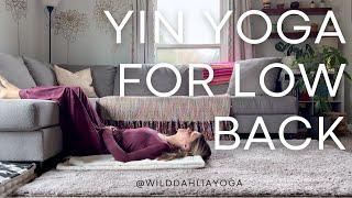 Yin Yoga for Lower Back Tension Relief | 15 minute yoga class