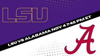 Alabama Crimson Tide vs LSU Tigers Prediction and Picks - College Football Picks Week 10