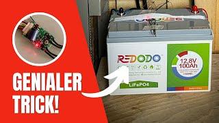 TRICK: Redodo 12V LiFePo4 Akku smart gemacht