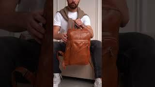 Leather backpack FACTUM A by aChe #fashion #ootd #leatherclothes#leatherclothing#bag #leatherfashion
