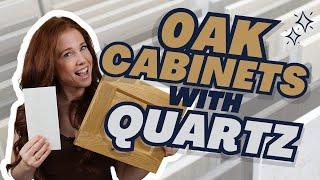 The Best Quartz Countertops With Oak Cabinets (Wood)