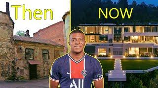 Footballers Houses - Then and Now | Mbappe, Ronaldo, Neymar, Messi