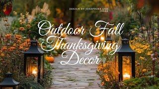 Outdoor Fall Thanksgiving Decor 2024