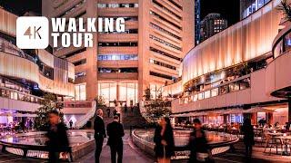 Sydney Australia - Night Walk : Downtown City Glow | 4K