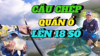 Buổi câu cá chép mới quá rực rỡ l Cá Quấn Ổ  bắt 18