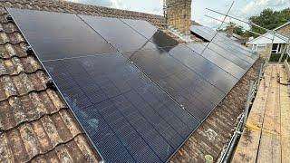 Solar Panels Installed at Home 