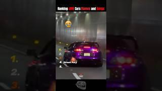 Ranking JDM Cars Flames and Bangs  