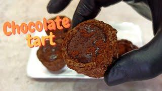 تارت شکلاتی لذیذ وساده/Chocolate tart is a delicious and simple