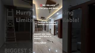 Luxury 3bhk biggest size available again/ Builder flat in indirapuram #like #forsale #3bhk #viral