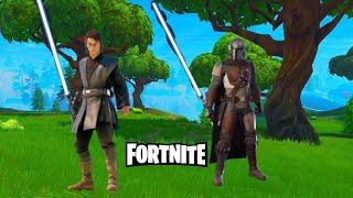 FORTNITE LIGHTSABERS AND FORCE ABILITIES WITH ZACHYCHAN!!!