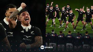 EPIC SCENES!  The All Blacks perform the Haka in front of Italy at the Allianz Stadium ‍