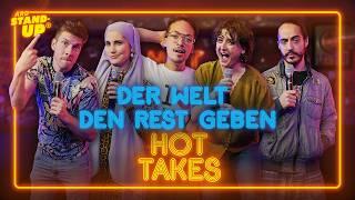 Hot Takes #4 – MATILDE KEIZER, SIMON STÄBLEIN, ANISSA LOUCIF UND MASUD AKBARZADEH| ARD Stand-Up